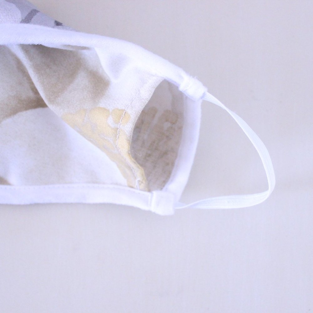3 Layered Cloth Mask - Red - Picture 3 of 4